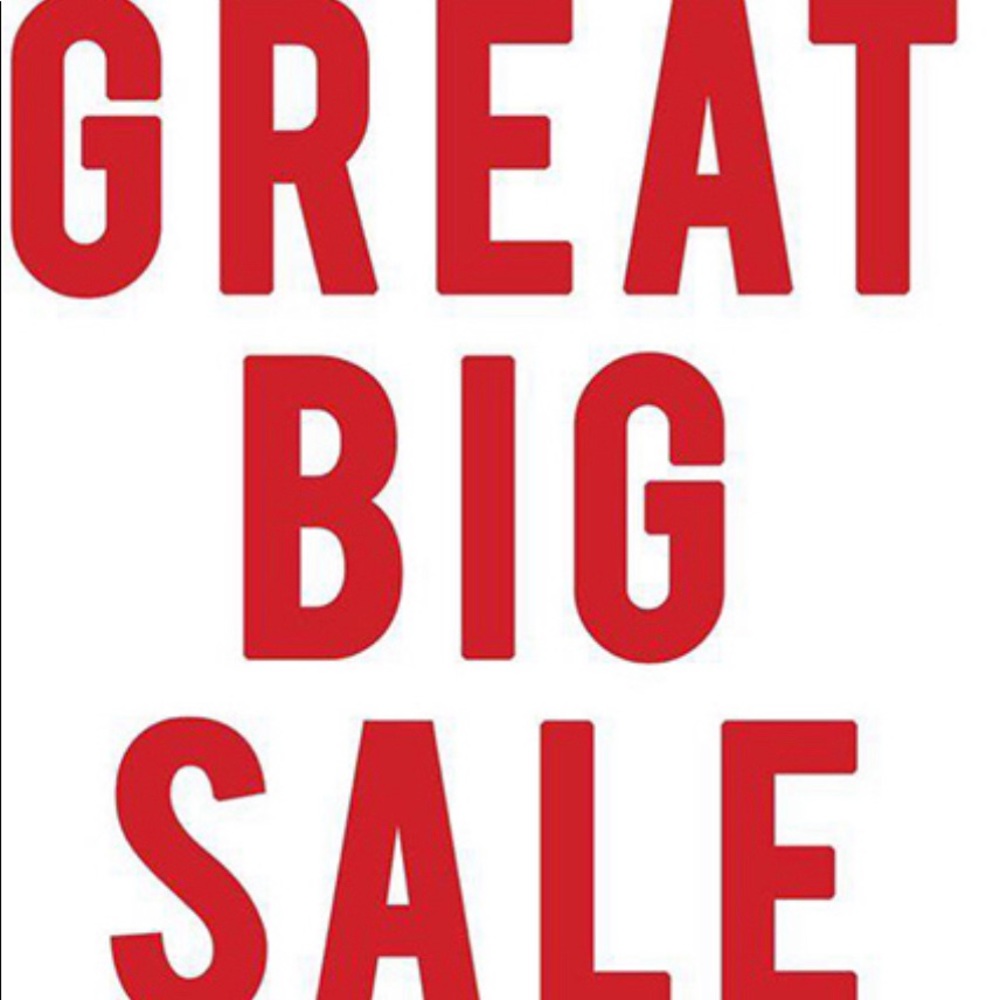 These weekend only 50% all items